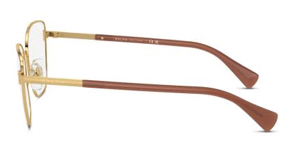 Ralph Lauren RA6060 Gold glasses - Gold - Side View