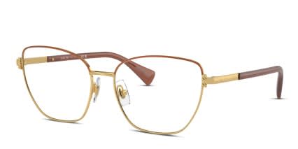 Ralph Lauren RA6060 Gold glasses - Gold - Angle View