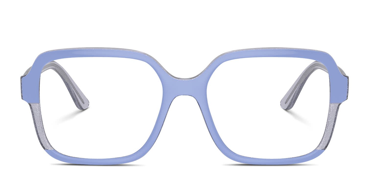 Vogue VO5555 Purple, Glitter glasses - Purple / Glitter - Frontal View