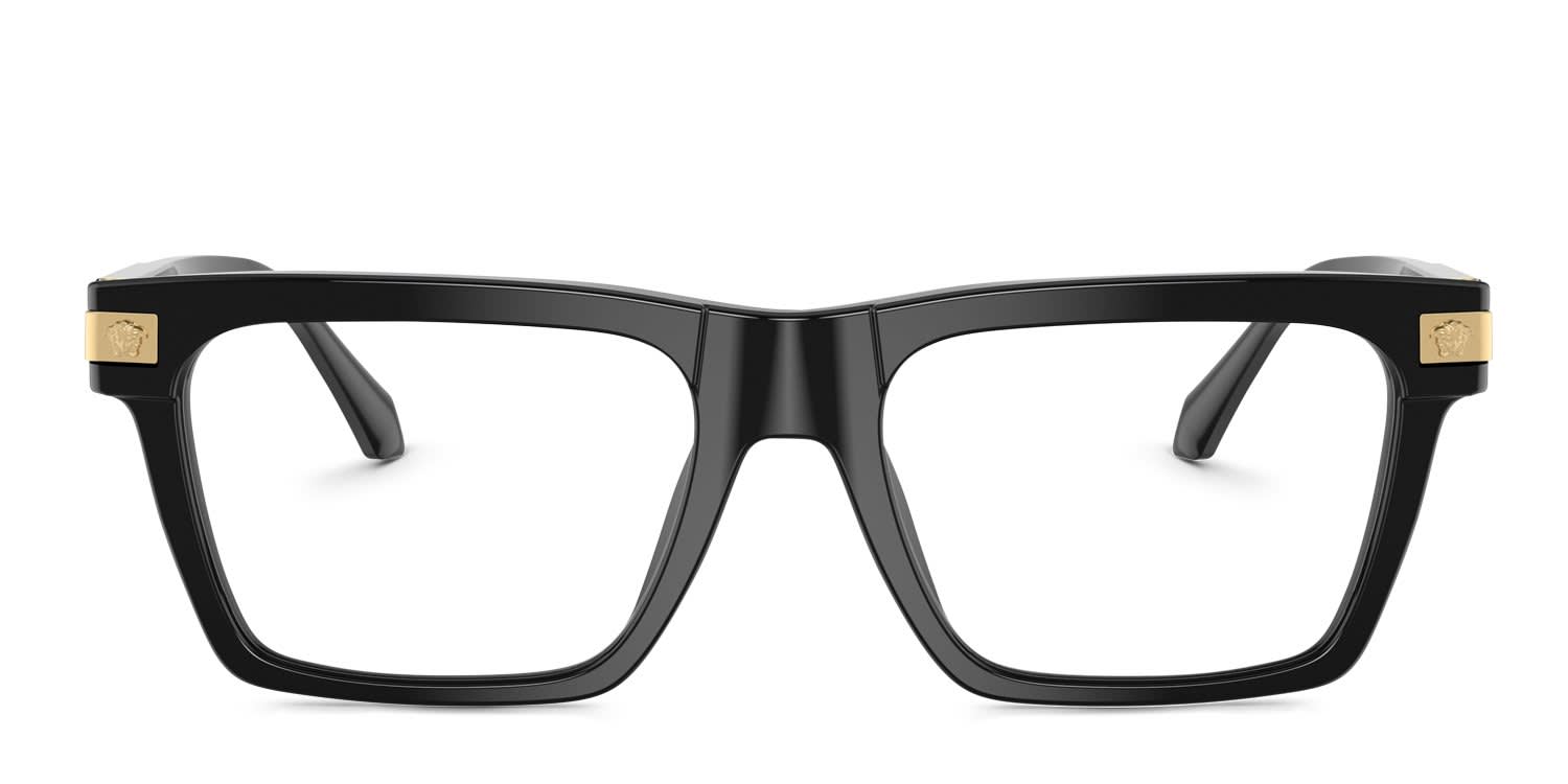 Versace VE3354 Black glasses - Black - Frontal View