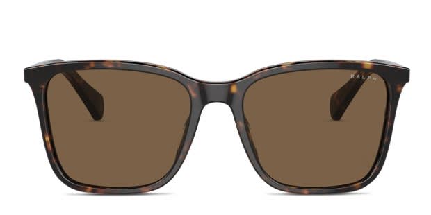 Ralph Lauren Polarized Tortoiseshell Sunglasses - Dark Brown/Black Lenses RALPH by Ralph Lauren RA5350U Sunglasses | FramesDirect.com main image 4