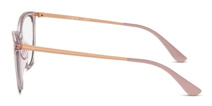 Vogue VO5276 Clear, Pink glasses - Clear / Pink - Side View