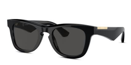 Burberry BE4426 Shiny Black glasses - Shiny Black - Angle View