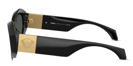 Versace VE4466U Shiny Black glasses - Shiny Black - Side View