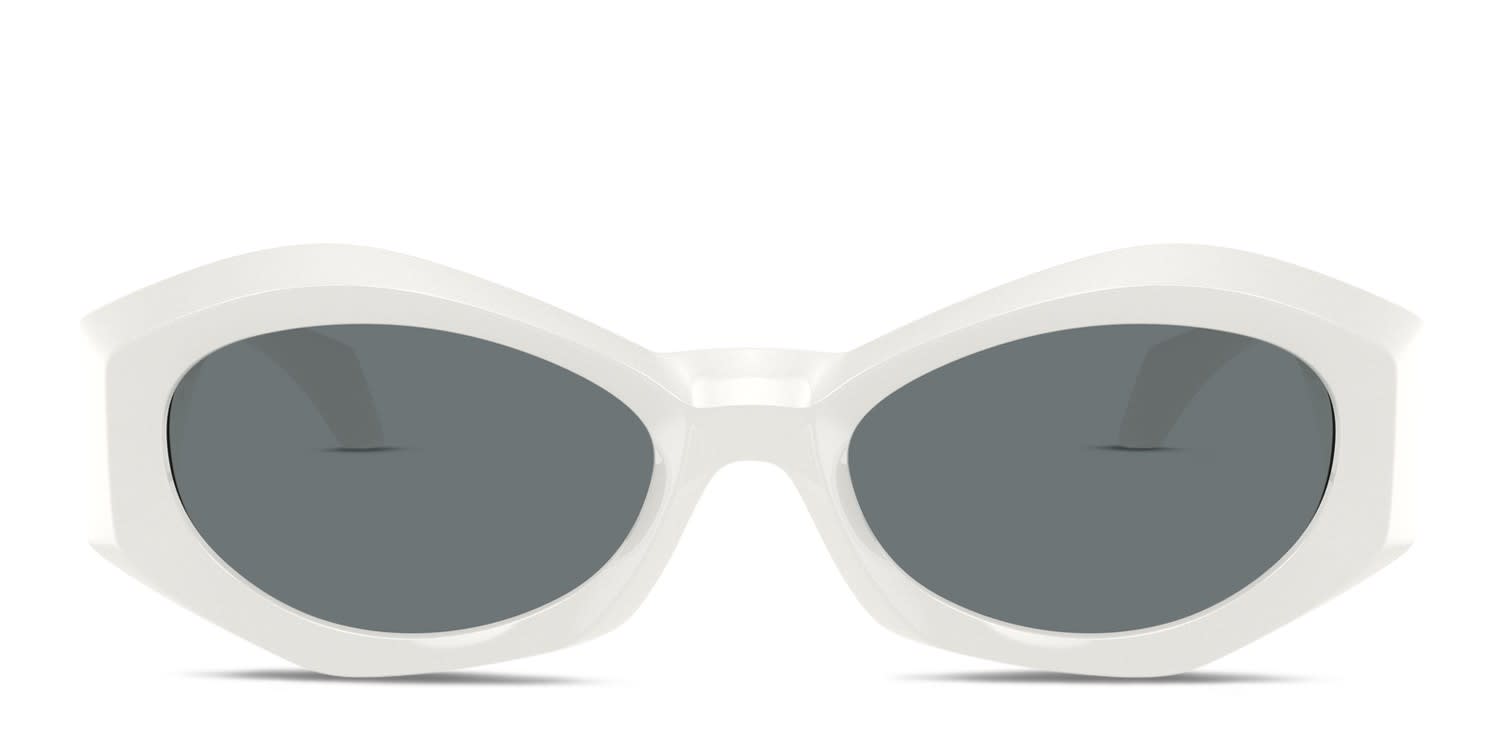 Versace VE4466U White glasses - White / Blue - Frontal View