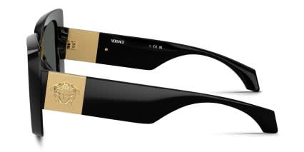 Versace VE4467U Shiny Black glasses - Shiny Black - Side View