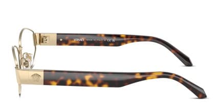 Versace VE1298 Gold, Tortoise glasses - Gold / Tortoise - Side View