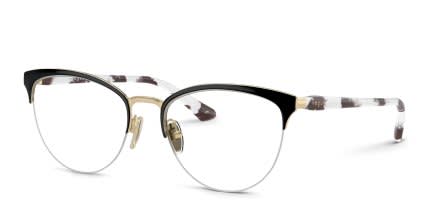 Vogue VO4304 Black, Gold glasses - Black / Gold - Angle View