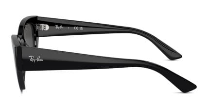 Ray-Ban RB4430 Zena Shiny Black glasses - Shiny Black - Side View