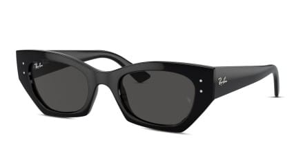 Ray-Ban RB4430 Zena Shiny Black glasses - Shiny Black - Angle View