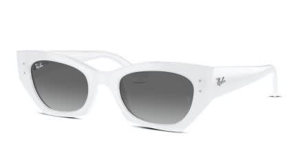 Ray-Ban RB4430 Zena White glasses - White - Angle View