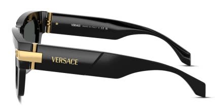 Versace VE4464 Black glasses - Black / Gray - Side View
