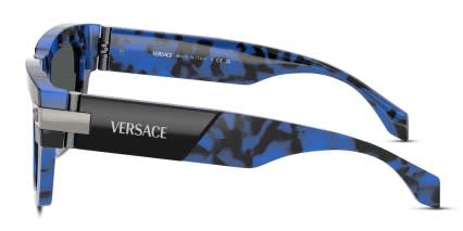 Versace VE4464 Blue, Tortoise, Black glasses - Blue / Tortoise / Black - Side View