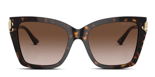 Jimmy Choo Women’s Tortoiseshell Sunglasses - Brown Jimmy Choo JC5029U S (54 - 18) with Brown lenses and  main image 3