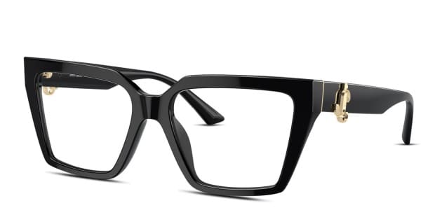 高品質 Jimmy Choo Eyeglasses Prescription Black Shiny JC3017U ジャケット・アウター