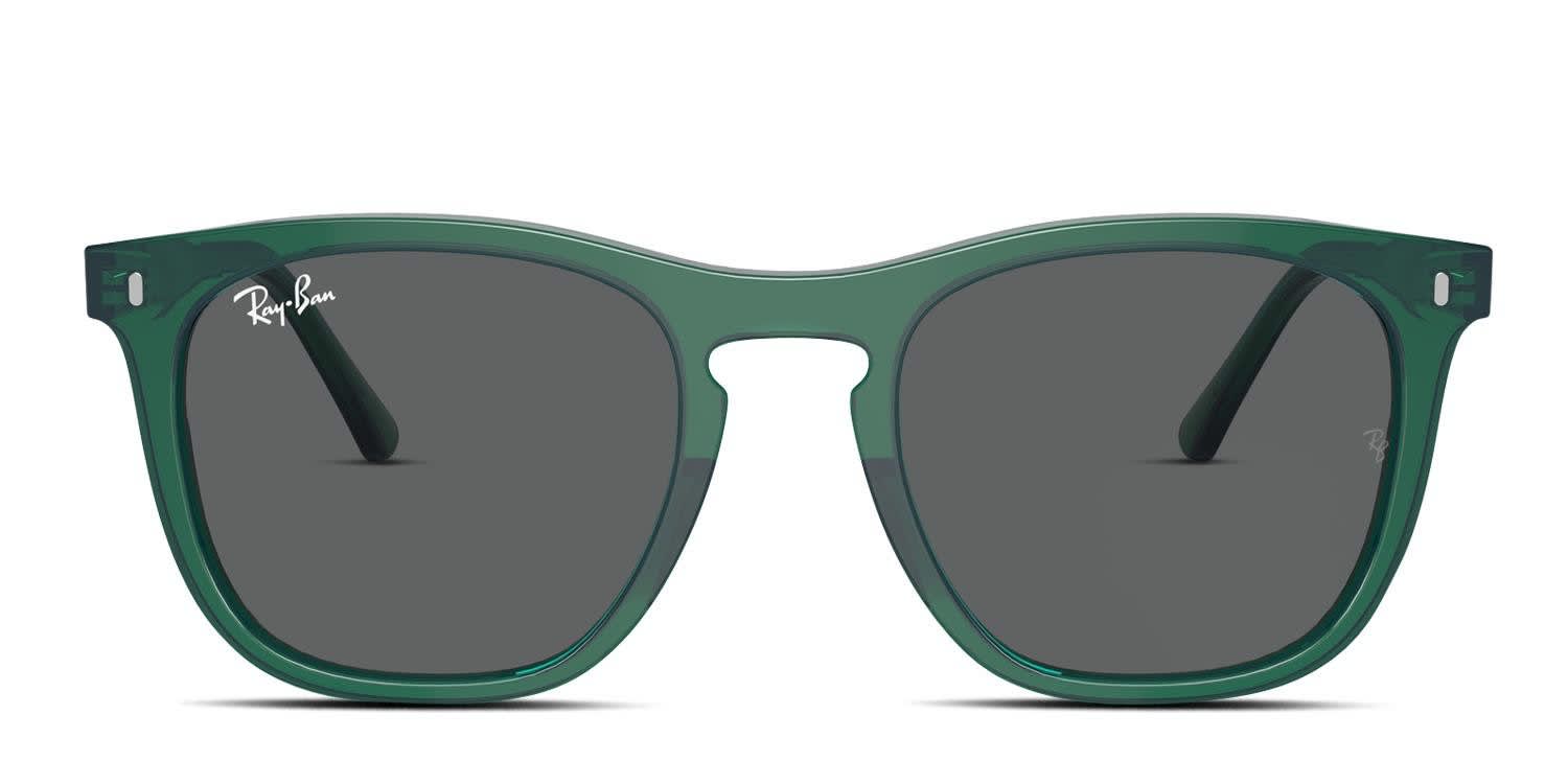Ray-Ban RB2210 Green glasses - Green - Frontal View