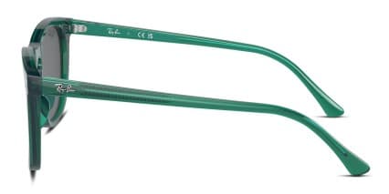 Ray-Ban RB2210 Green glasses - Green - Side View
