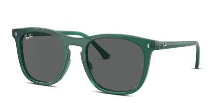 Ray-Ban RB2210 Green glasses - Green - Angle View
