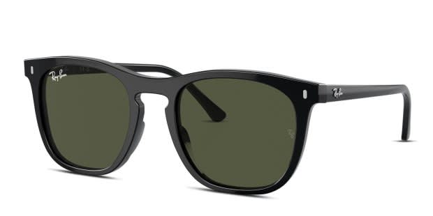 Ray-Ban RB2210 Shiny Black Prescription Sunglasses