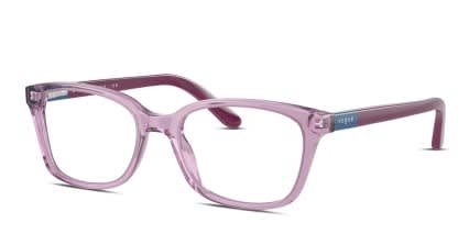 Vogue Eyewear VY2001 Kids Purple, Clear glasses - Purple / Clear - Angle View
