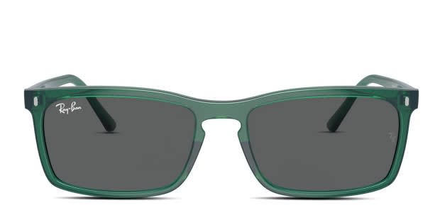 Ray Ban RB4435 Sunglasses 6615B1 Transparent Green