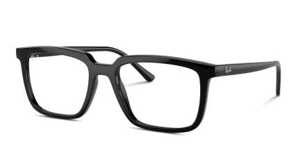 Ray-Ban RX7239 Alain Black glasses - Black - Angle View
