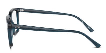 Ray-Ban RX7239 Alain Blue glasses - Blue - Side View