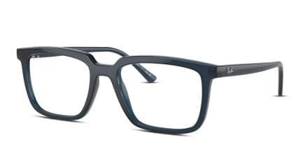 Ray-Ban RX7239 Alain Blue glasses - Blue - Angle View