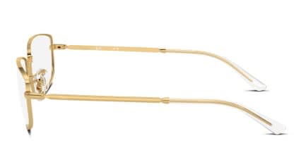 Ray-Ban RX3732V Gold glasses - Gold - Side View