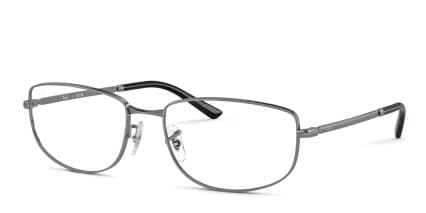Ray-Ban RX3732V Gunmetal glasses - Gunmetal - Angle View