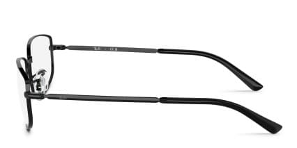 Ray-Ban RX3732V Black glasses - Black - Side View