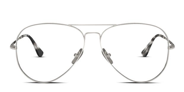 Ray-Ban Silver Titanium  Women\'s Polarized Sunglass Frames Ray-Ban RX8789 Aviator Titanium silver frame main image 3