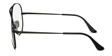 Ray-Ban RX8789 Aviator Titanium Black glasses - Black - Side View