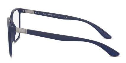 Ray-Ban RX7235 Brown, Blue glasses - Blue / Brown - Side View