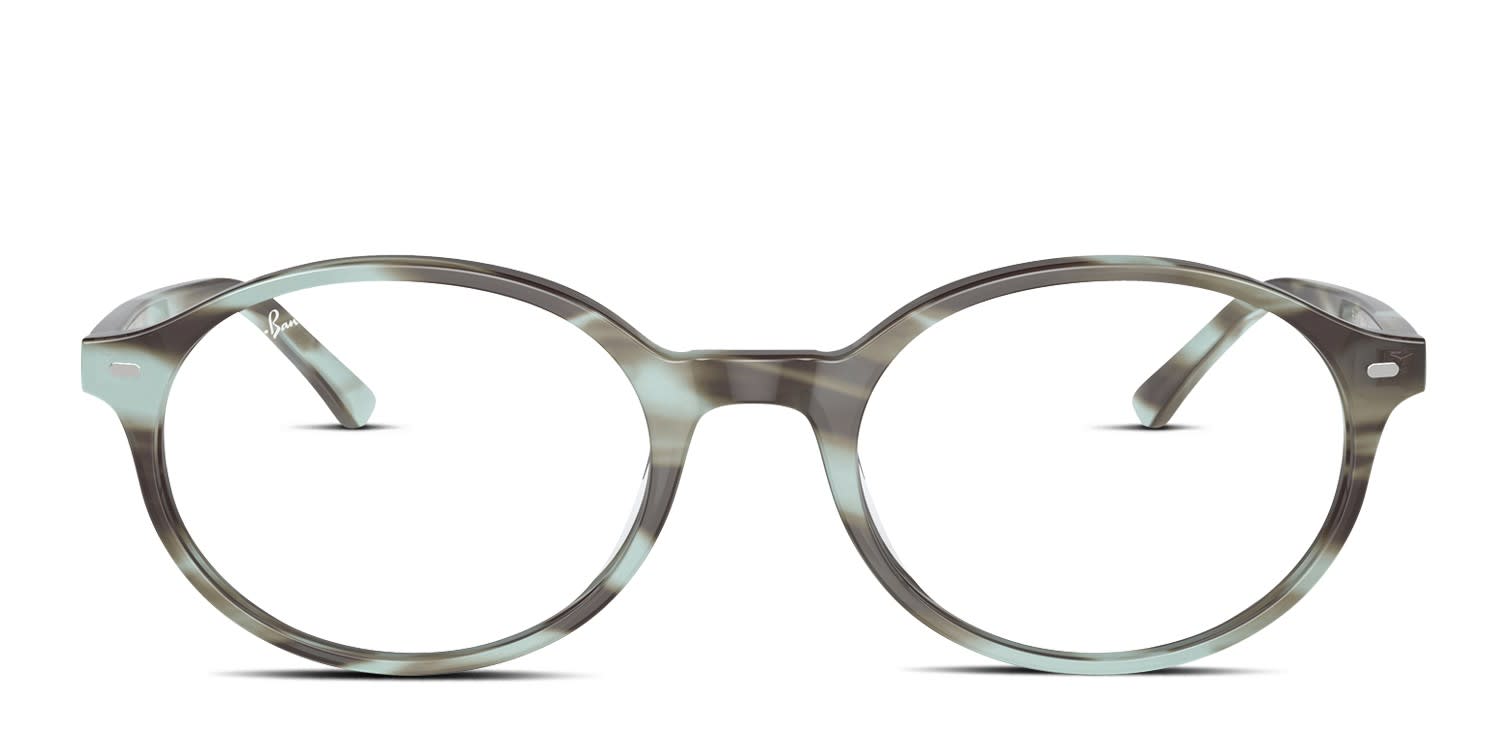 Ray-Ban RX5429 German Multicolor, Green glasses - Multicolor / Green - Frontal View