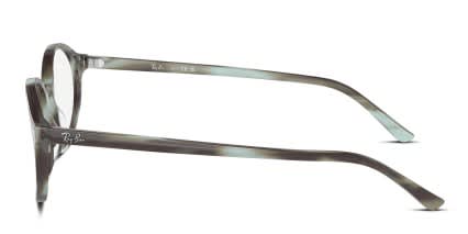 Ray-Ban RX5429 German Multicolor, Green glasses - Multicolor / Green - Side View