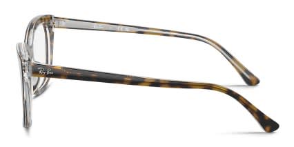 Ray-Ban RX5433 Tortoise, Clear glasses - Tortoise / Clear - Side View