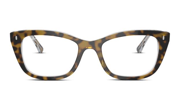 Ray-Ban RX5433 tortoise , clear frame display picture 3