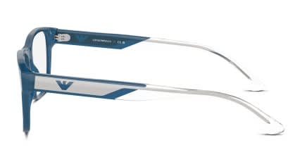 Emporio Armani EA3239 Blue glasses - Blue - Side View