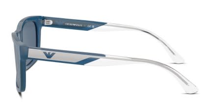 Emporio Armani EA4224 Blue glasses - Blue - Side View