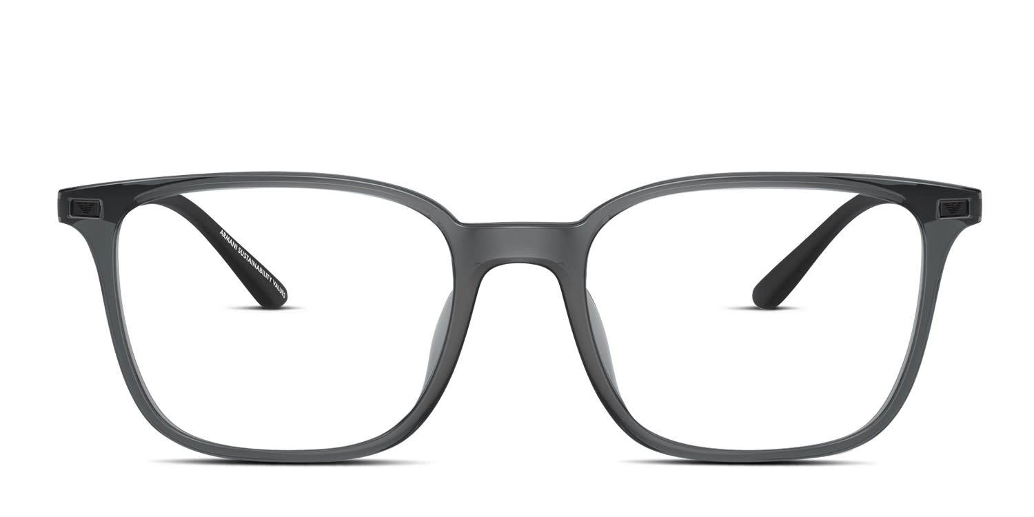 Emporio Armani EA3242U Clear, Black glasses - Clear / Black - Frontal View