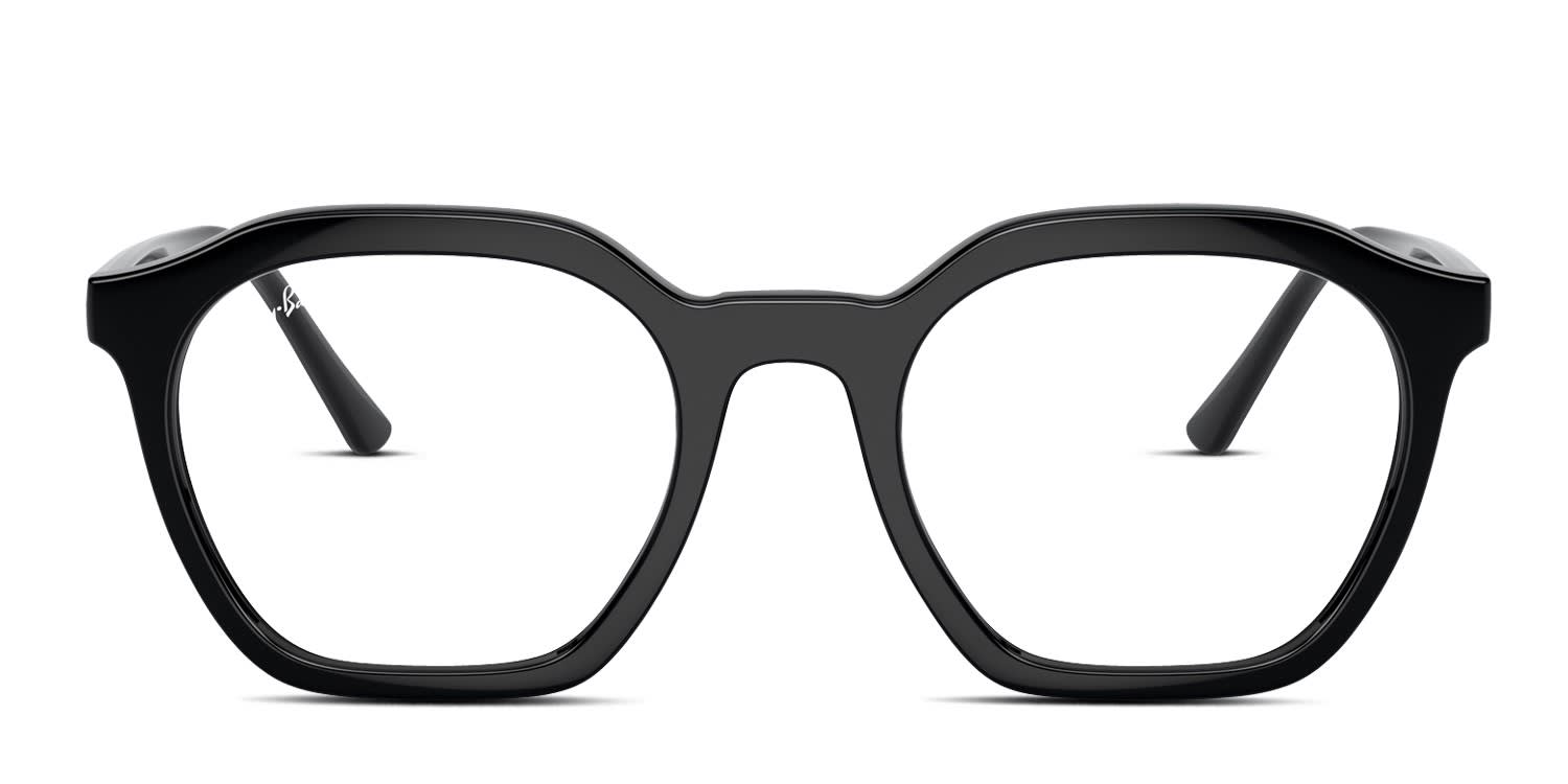Ray-Ban RX7238 Alice Black glasses - Black - Frontal View