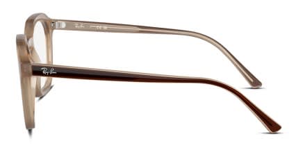 Ray-Ban RX7238 Alice Beige glasses - Beige - Side View