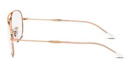 Ray-Ban RX3735V Bain Bridge Pink, Gold glasses - Pink / Gold - Side View
