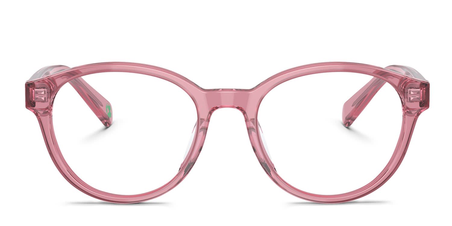 Polo Ralph Lauren PP8546U Clear, Pink glasses - Clear / Pink - Frontal View