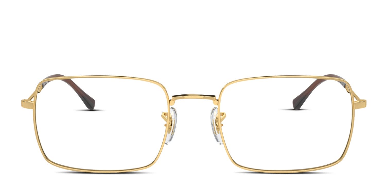 Ray-Ban RX6520 gold frame