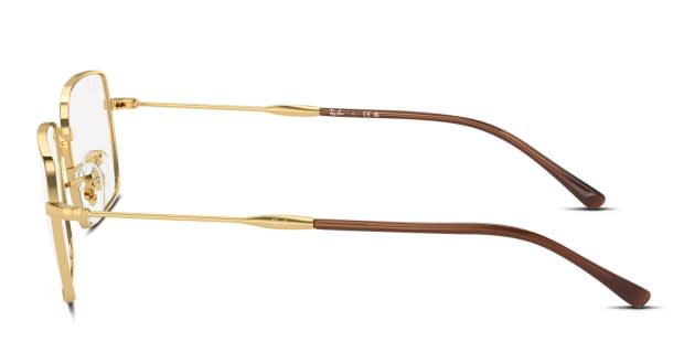 Ray-Ban RX6520 gold frame