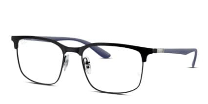 Ray-Ban RX6518 Black glasses - Black - Angle View