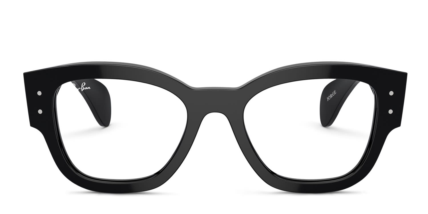 Fendi FF0065 Clear w/Leopard Prescription Eyeglasses