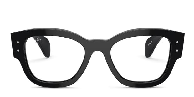 Ray-Ban RX7681V Jorge Shiny Black Prescription Eyeglasses